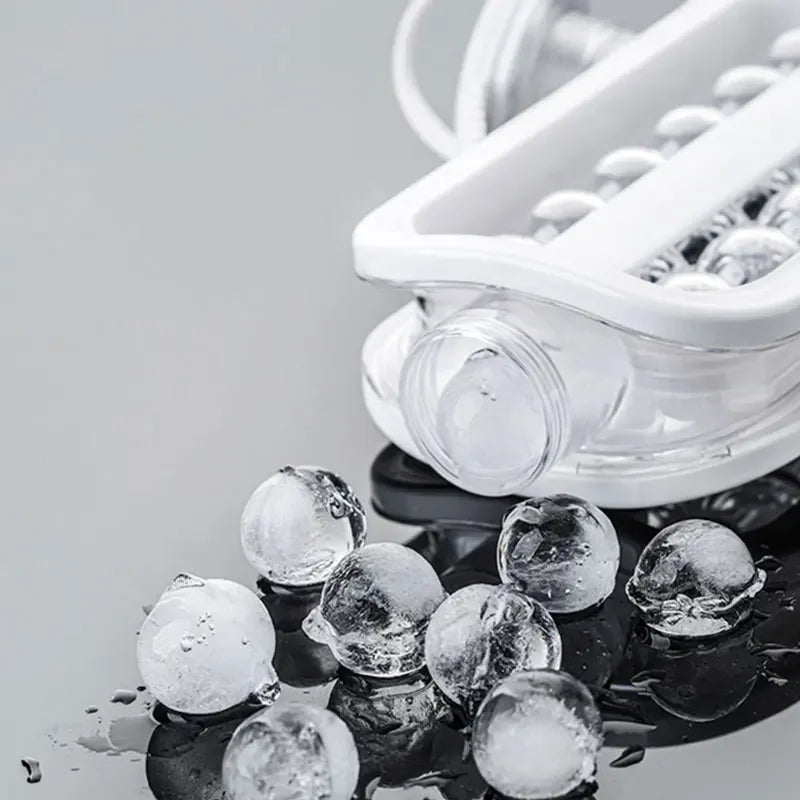 Ice Hockey Pot 2-In-1 Silicone Mold Foldable Ice Box Ice Block Ice Hockey Mold Whiskey Ice Block Mold Making Mold Kitchen Tools